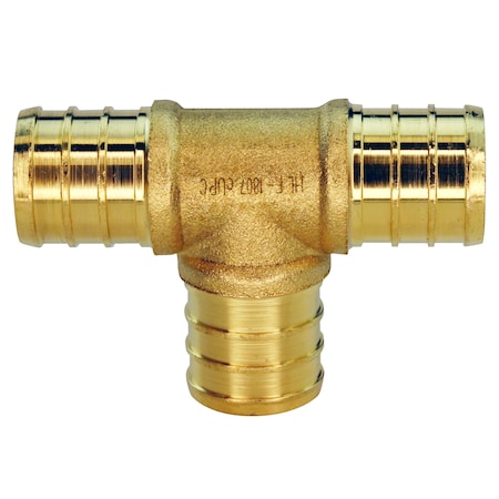 Apollo 1 in. Brass PEX Barb Tee APXT11